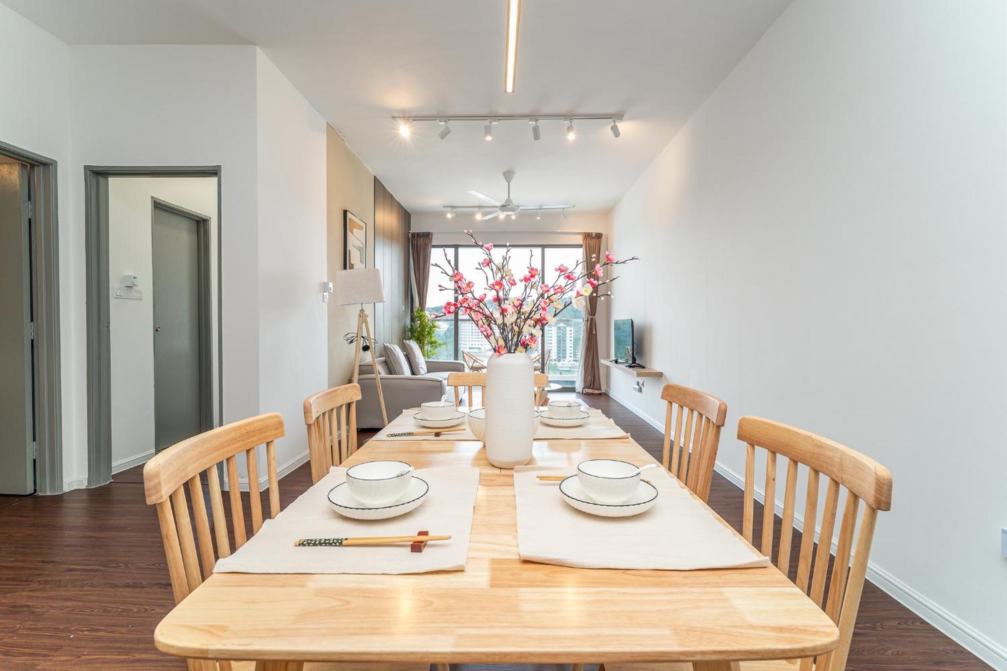 Serene Japandi Family Retreat 2-7pax &sunrise View *