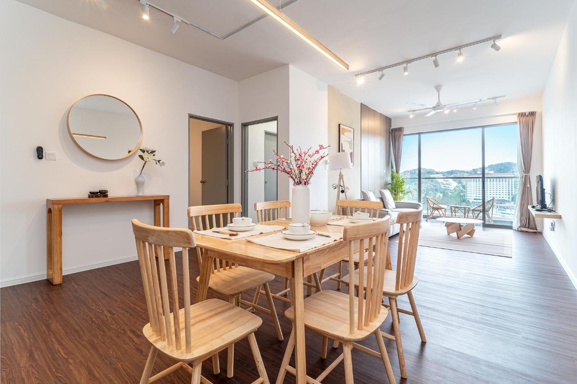 Serene Japandi Family Retreat 2-7pax &sunrise View Brinchang