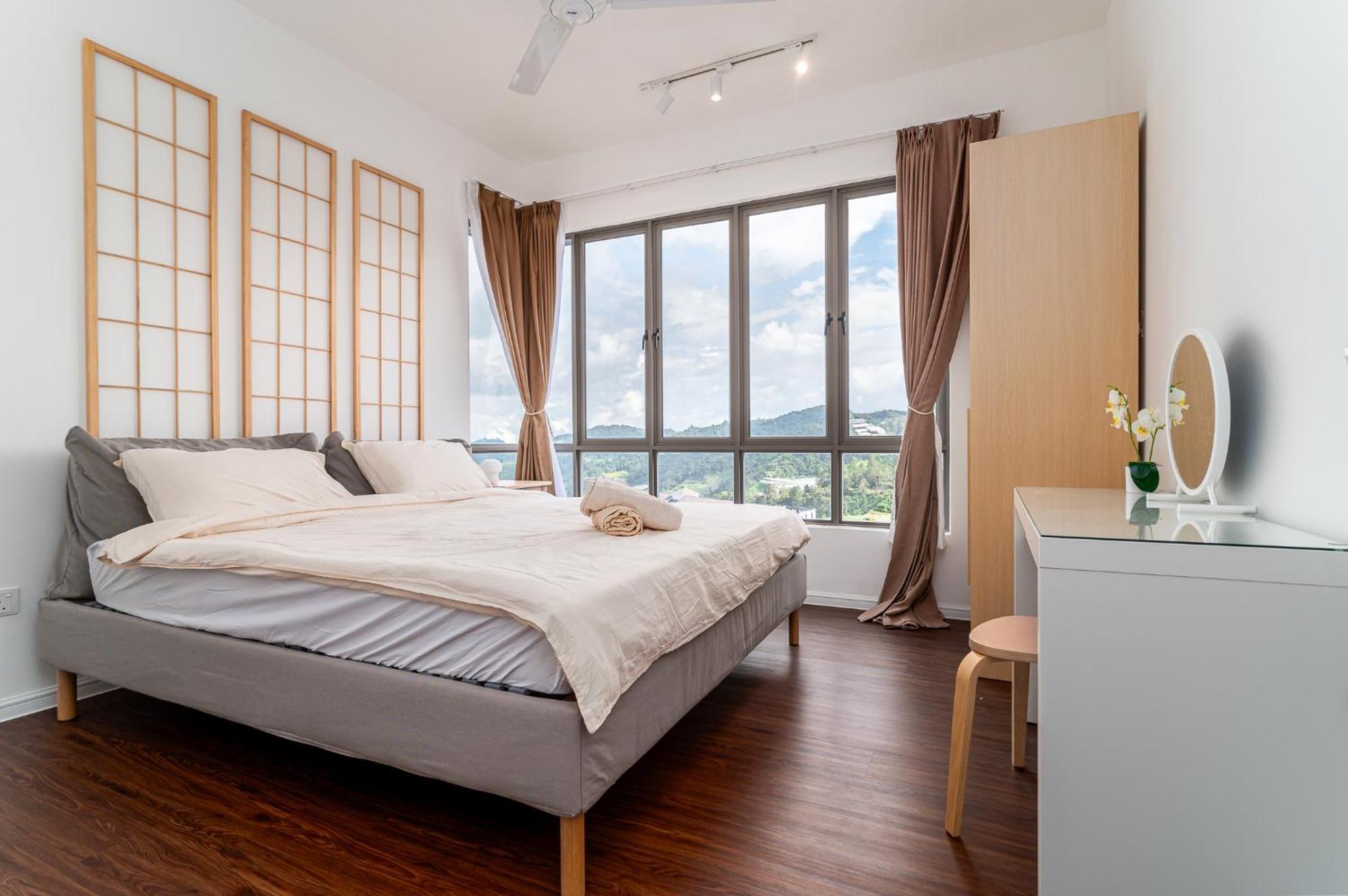 Serene Japandi Family Retreat 2-7pax &sunrise View *