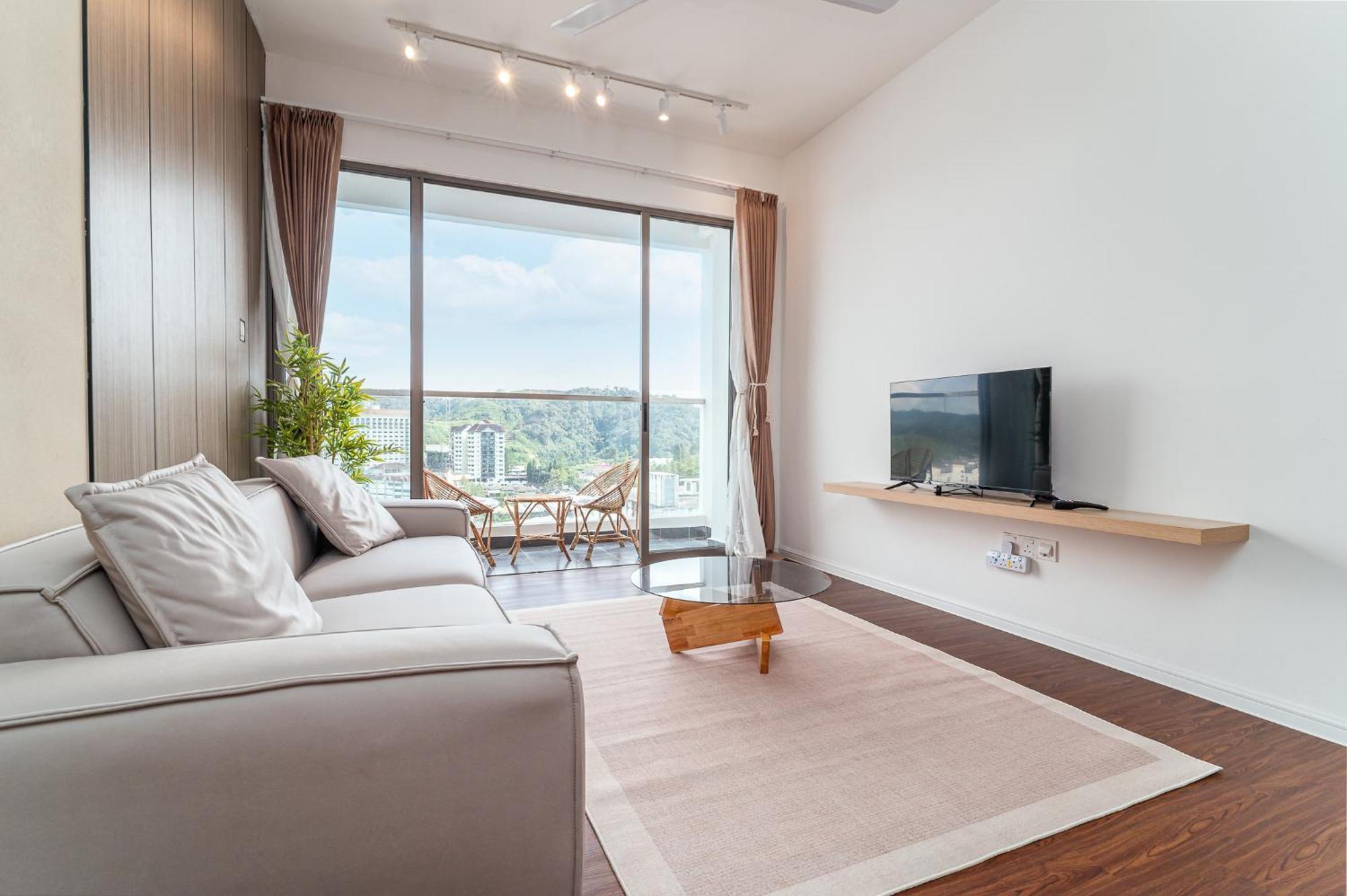 Apartment Serene Japandi Family Retreat 2-7pax &sunrise View